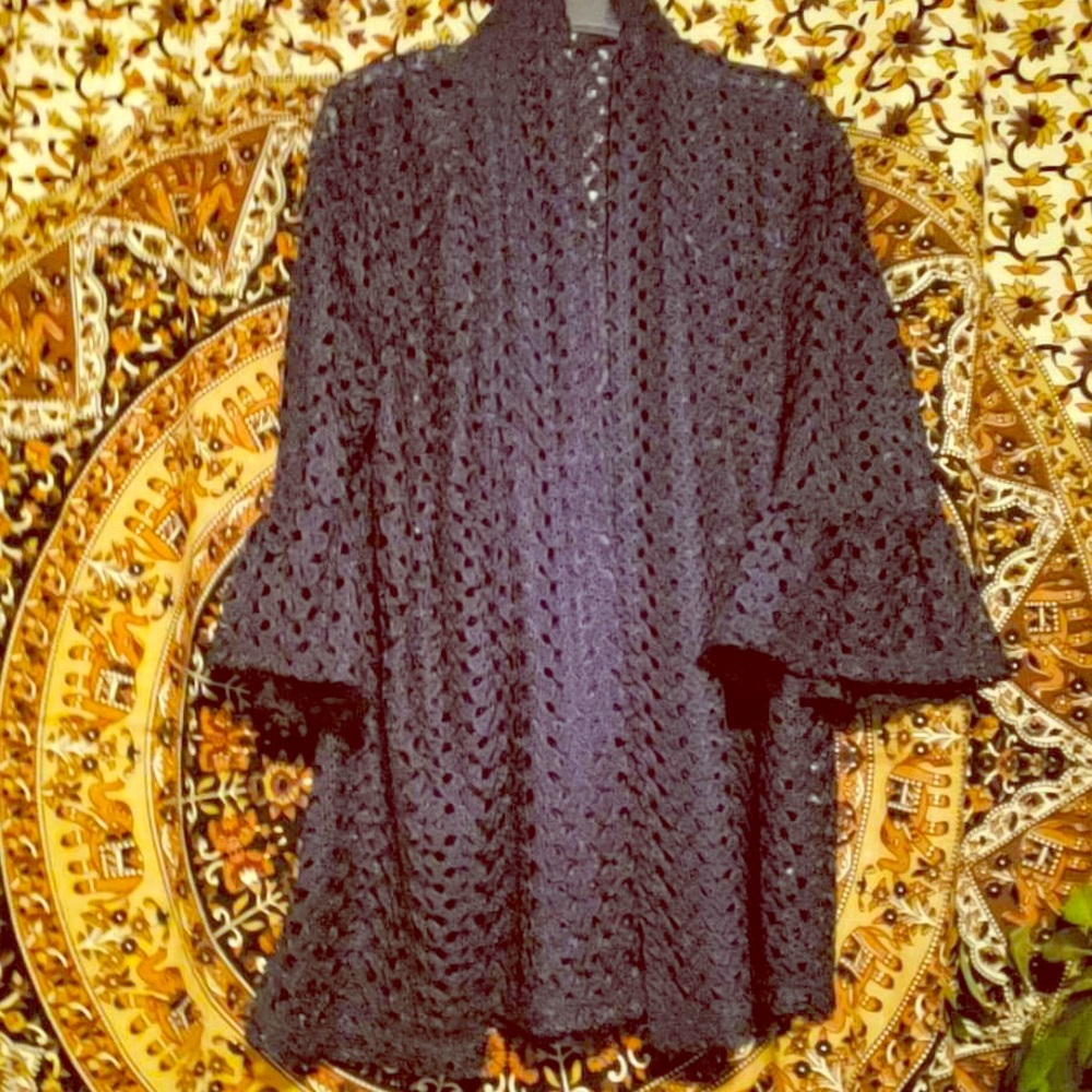 Onyx Lace Cardigan